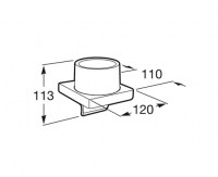 DOSIFICADOR JABON DE PARED TEMPO ROCA